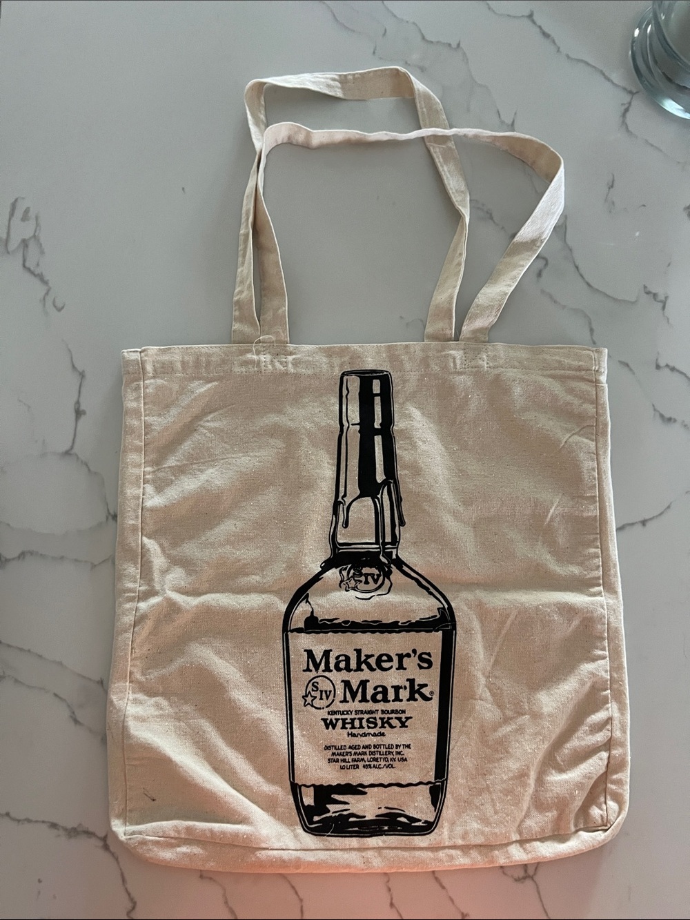 Maker’s Mark Cream Canvas Tote Bag